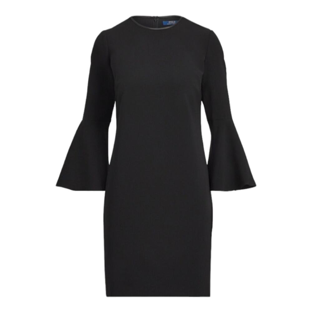 Polo Ralph Lauren Black Bell Sleeve Gorgeous LBD dress Women's Size 2 XS New